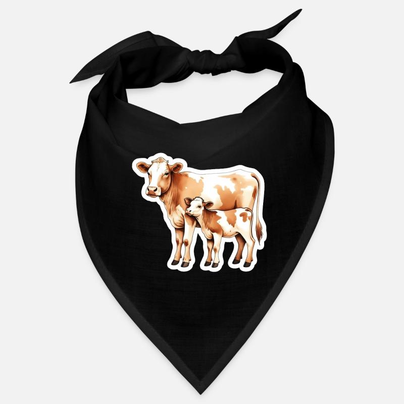 Kuhliebe – Mutter und Kalb Bandana