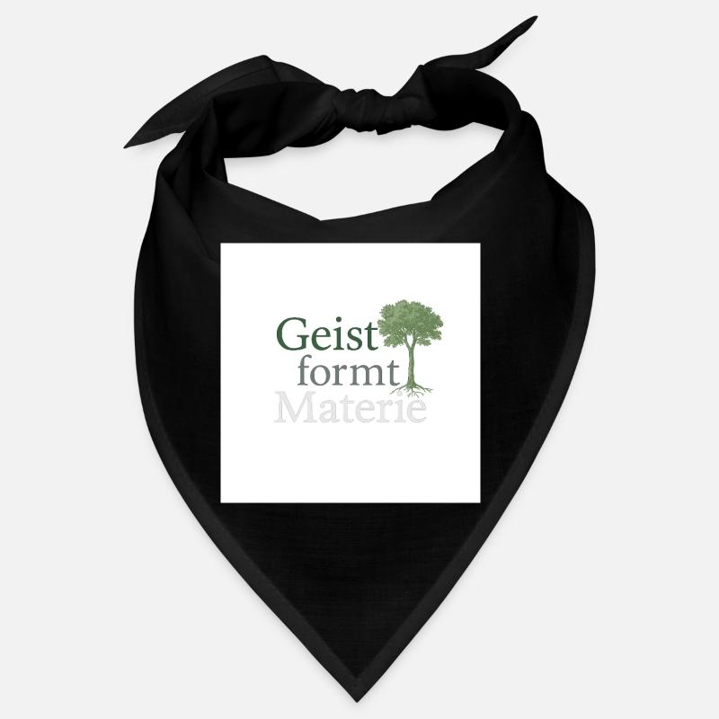 Geist formt Materie Baum Bandana