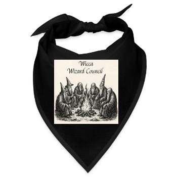 Wicca Wizard Rat - Bandana - Schwarz - Vorne