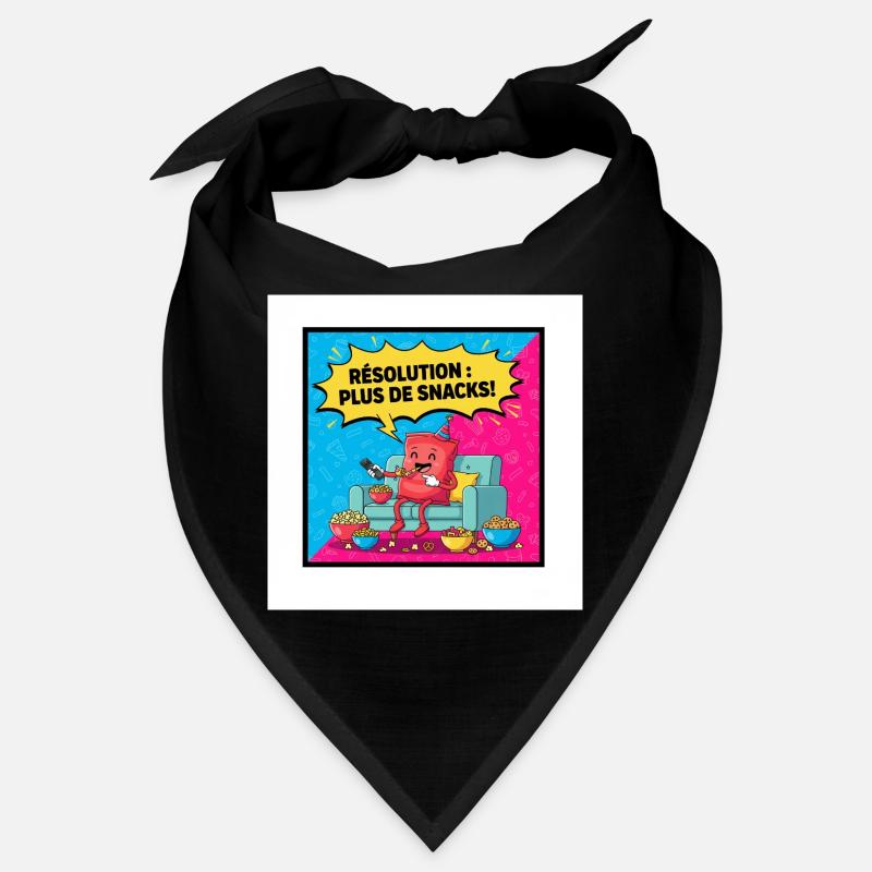 Fête de Snacks Dessin Popcorn Bandana