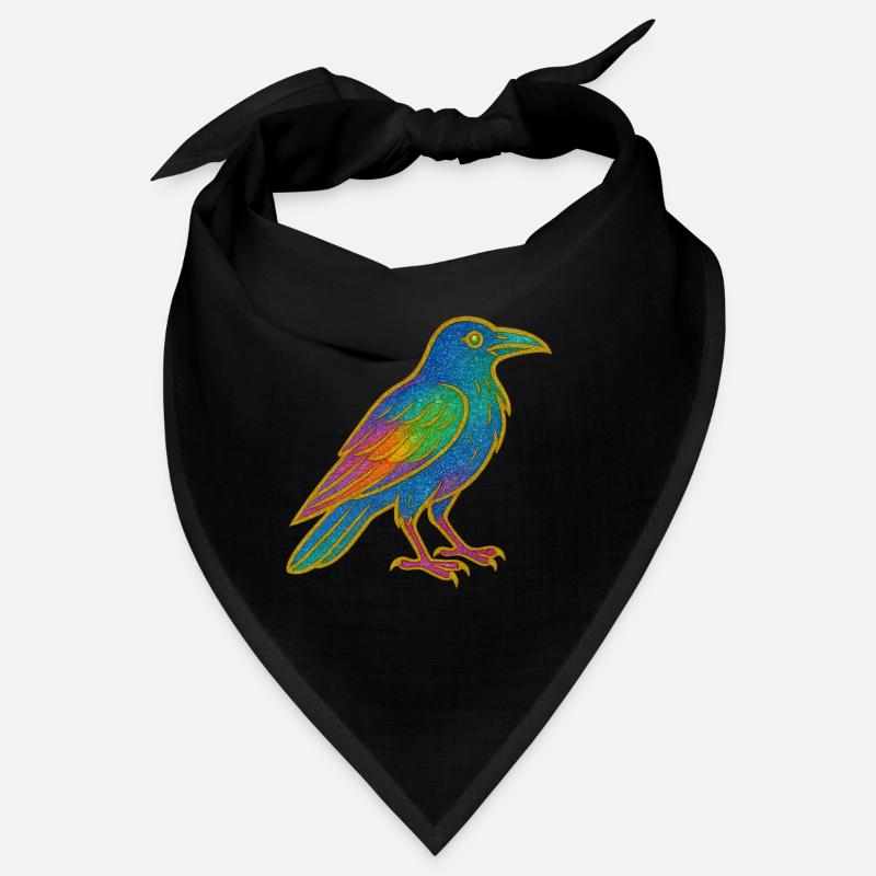 Regenbogenrabe Patchdesign Bandana