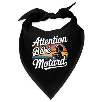 Achtung Baby Biker - Bandana - Schwarz - Vorne