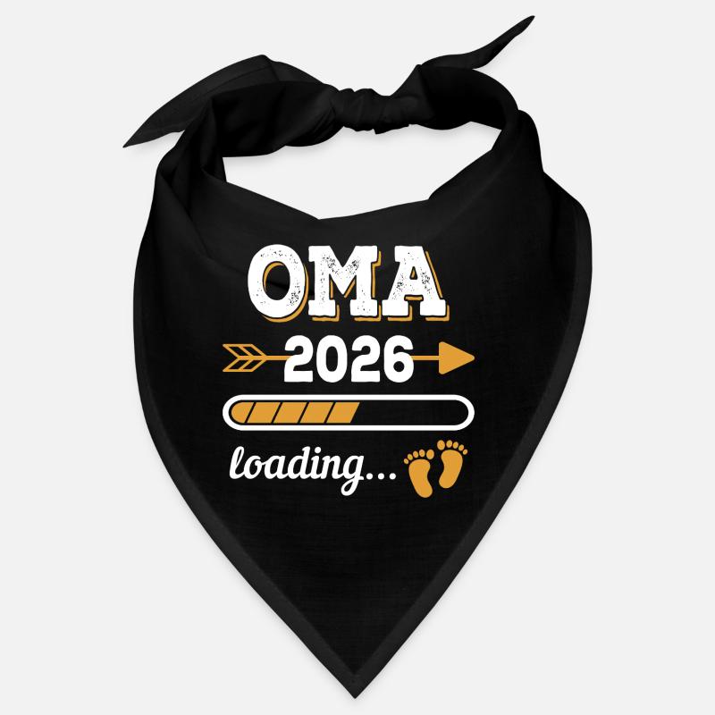 Oma 2026 Loading Zukünftige Großmutter Geschenk Bandana