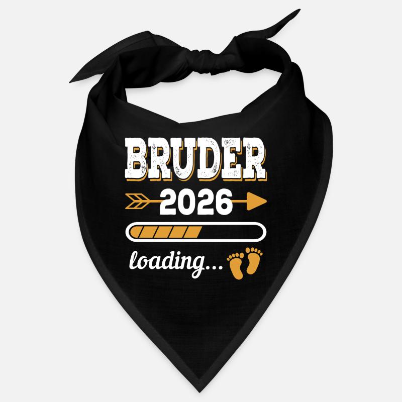 Brother 2026 Loading Siblings-to-be Gift Bandana