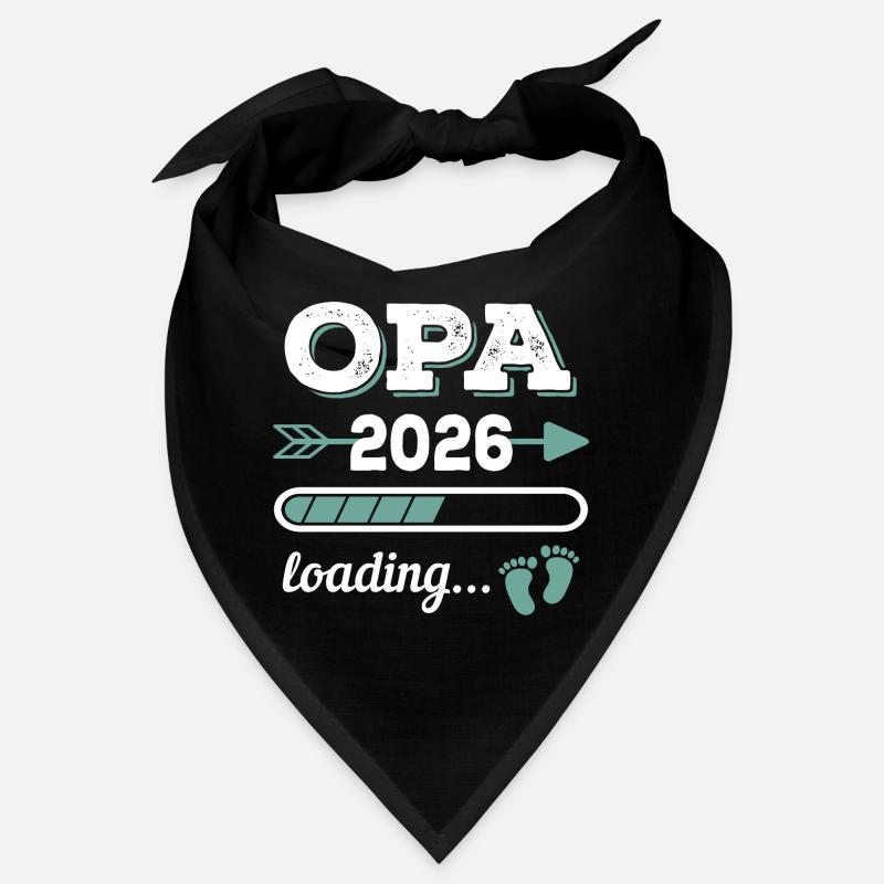 Opa 2026 Loading Werdender Großater Geschenkidee Bandana