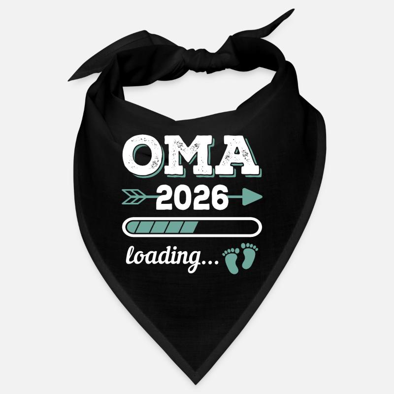 Oma 2026 Loading Werdende Großmutter Geschenkidee Bandana