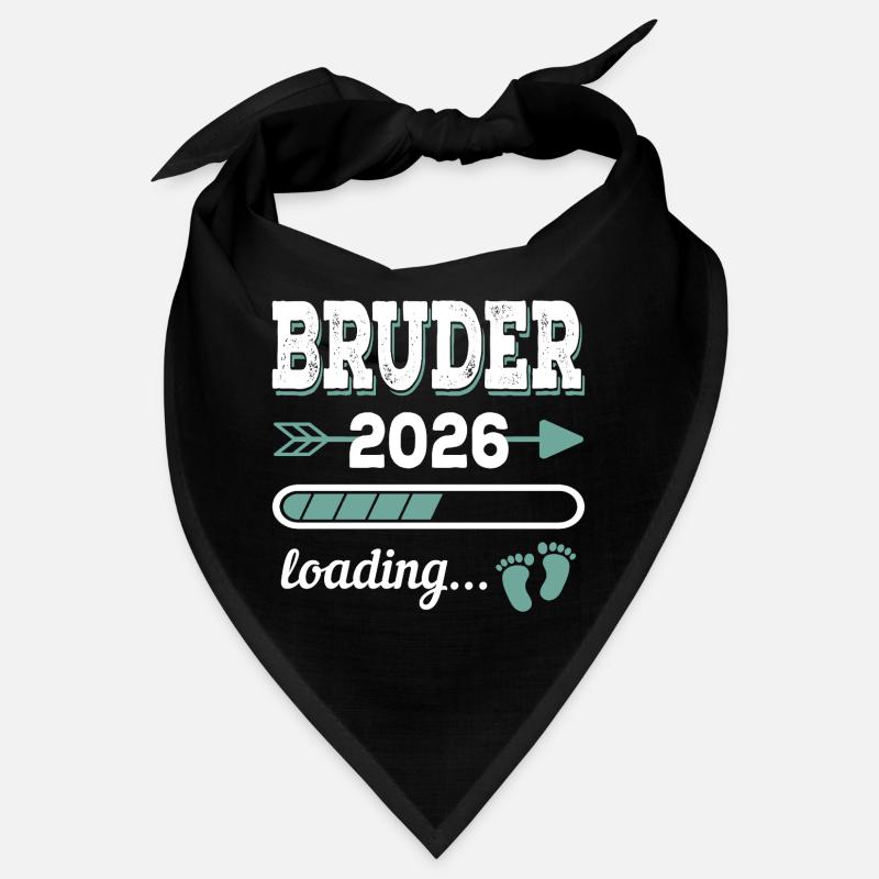 Brother 2026 Loading Siblings-to-be Gift Bandana