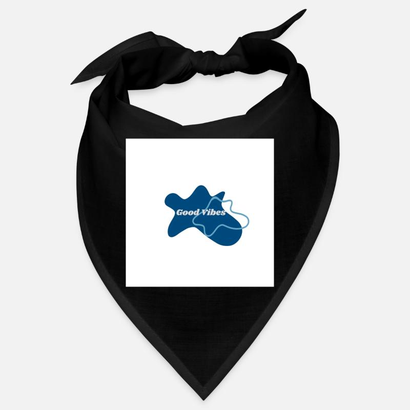 Gute Vibes Blau Logo Bandana