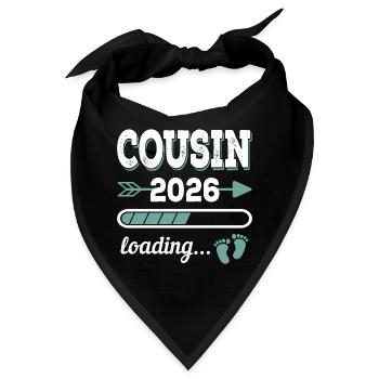 Cousin 2026 Loading Großer Cousin - Bandana - Schwarz - Vorne