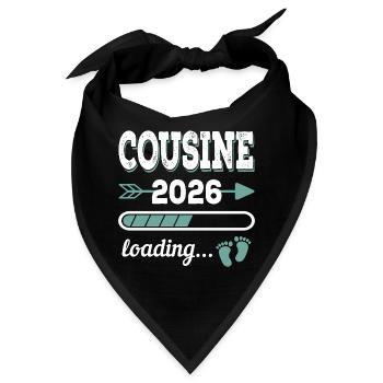 Cousine 2026 Loading Große Cousine - Bandana - Schwarz - Vorne