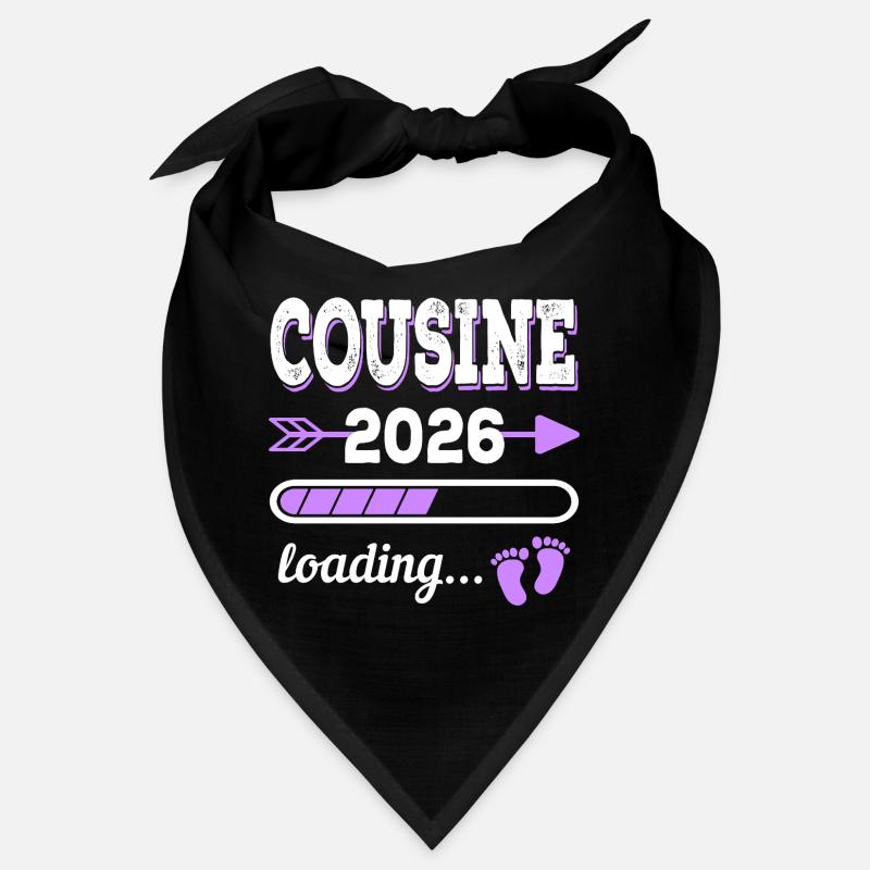 Cousin 2026 Loading Pregnancy Gift Idea Bandana