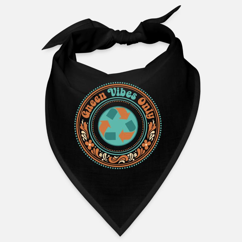 Des vibrations vertes pures Bandana