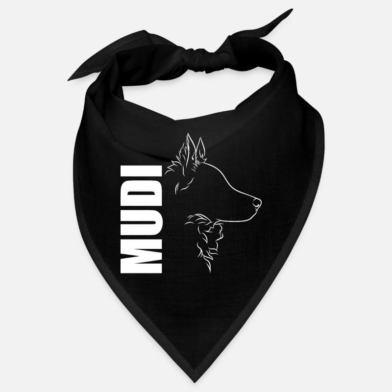 Mudi Profile Dog Dog Wilsigns Bandana