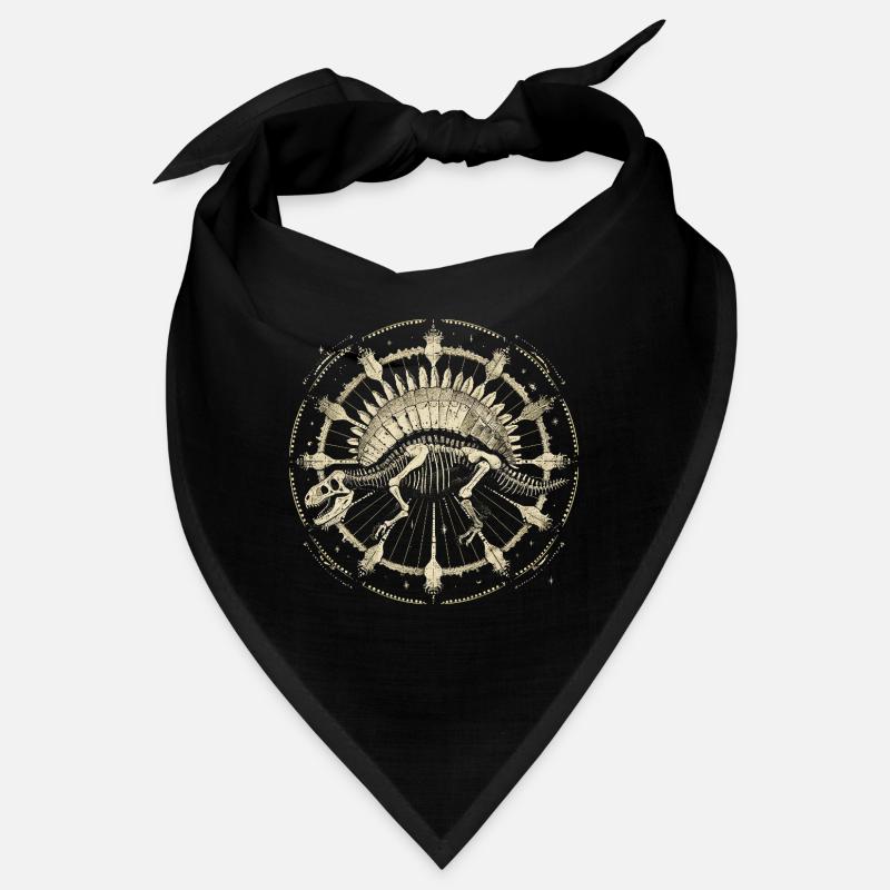 Stegosaurus Skeleton – Cosmic Boho Fossil Bandana