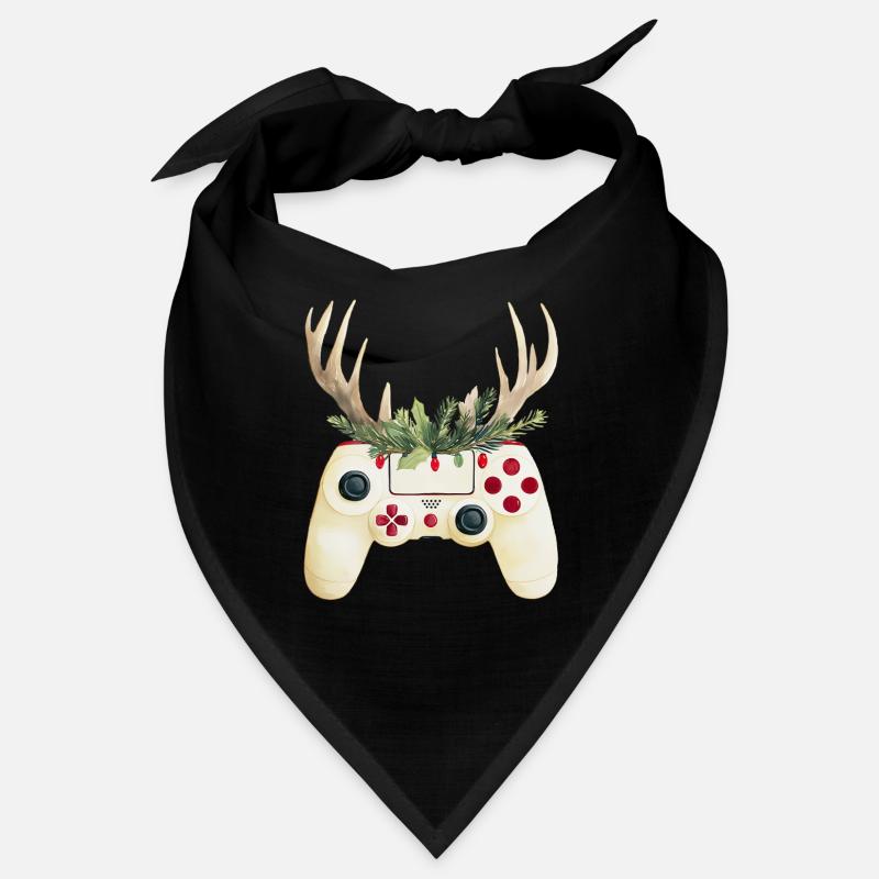 Weihnachtscontroller mit Hirschgeweih Bandana