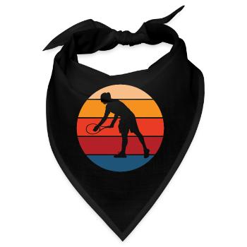 Tennis - Bandana - Schwarz - Vorne
