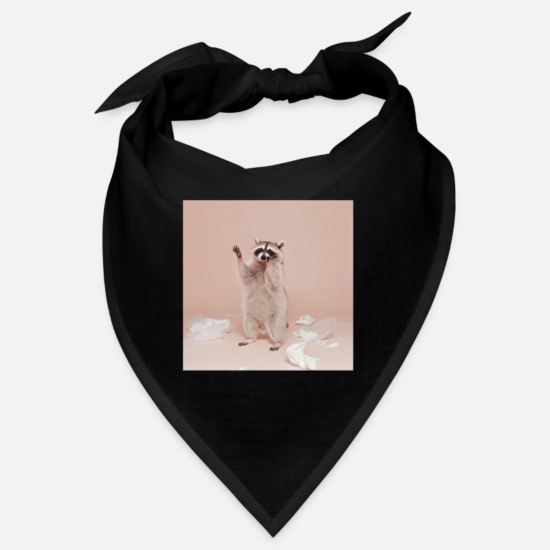 Mème drôle d’animal drôle de panda raton laveur déchaîné Bandana
