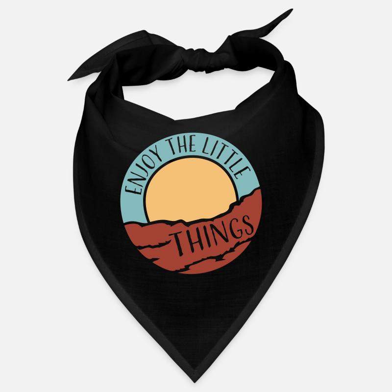 Enjoy The Little Things Dankbarkeit Achtsamkeit Bandana