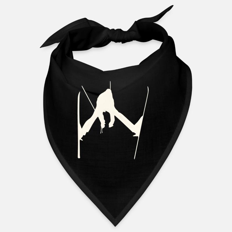 Silhouette de saut à ski freestyle Bandana