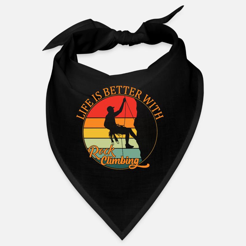 Life is Better with Rock Climbing Bandana