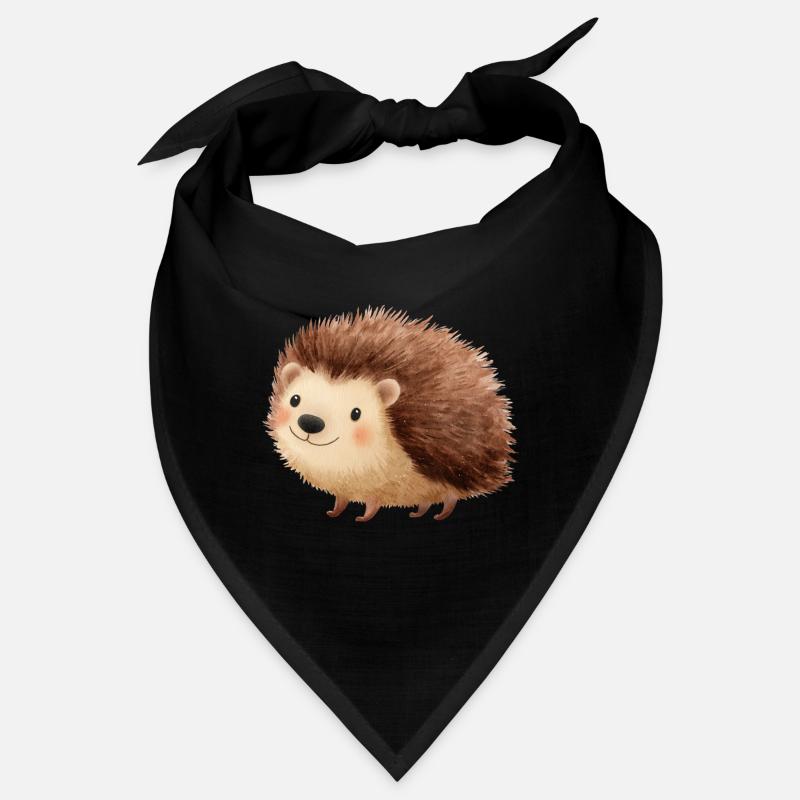Cute Hedgehog – Childish and Charming Drawing Bandana