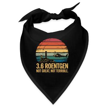 Sicherheitsteam Tschernobyl – Lustiges Tschernobyl - Bandana - Schwarz - Vorne