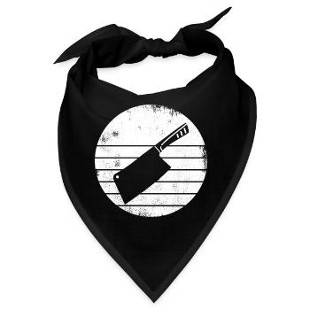 Hackmesser - Bandana - Schwarz - Vorne