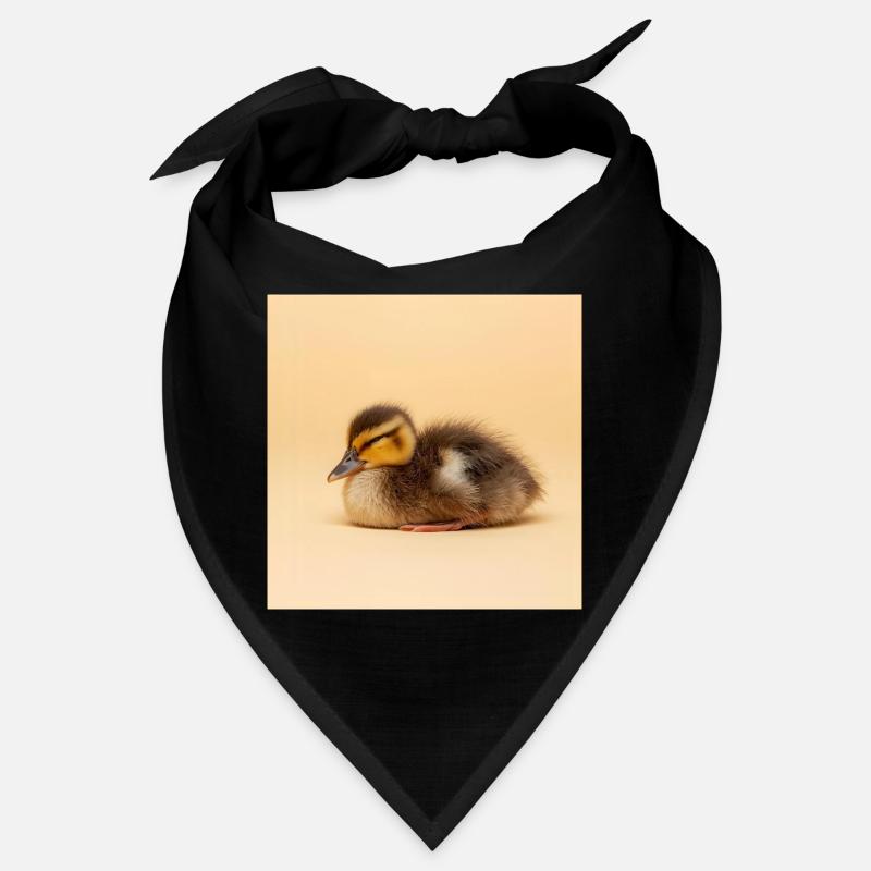 Poussin doré sur fond crème Bandana
