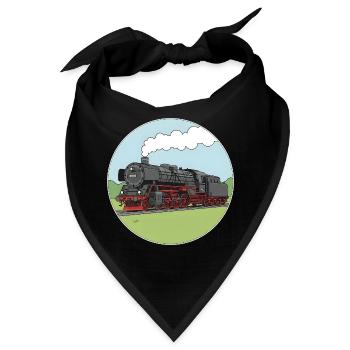 Dampflokomotive Lokomotive Eisenbahn Lok Br01 - Bandana - Schwarz - Vorne