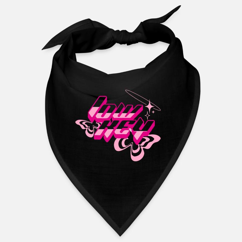 Glam Neon 80s Text Bandana
