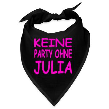 Julia - Bandana - Schwarz - Vorne