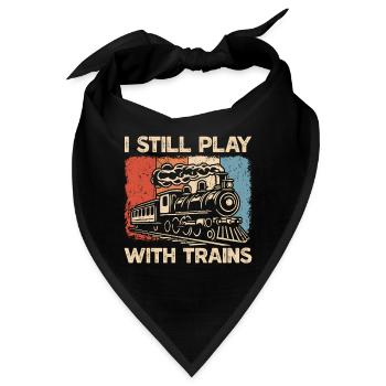 Zugführer der Dampflokomotivenbahn - Bandana - Schwarz - Vorne