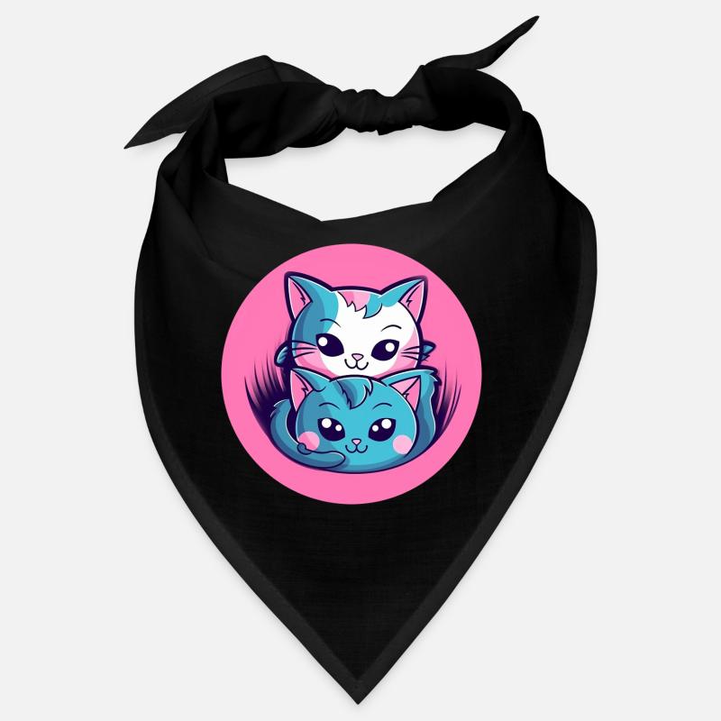 Duo de câlins chatons Bandana
