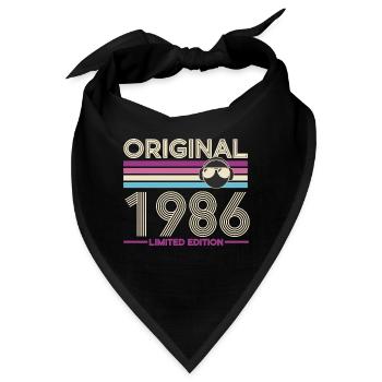 Originale limitierte Ausgabe von 1986 - Bandana - Schwarz - Vorne