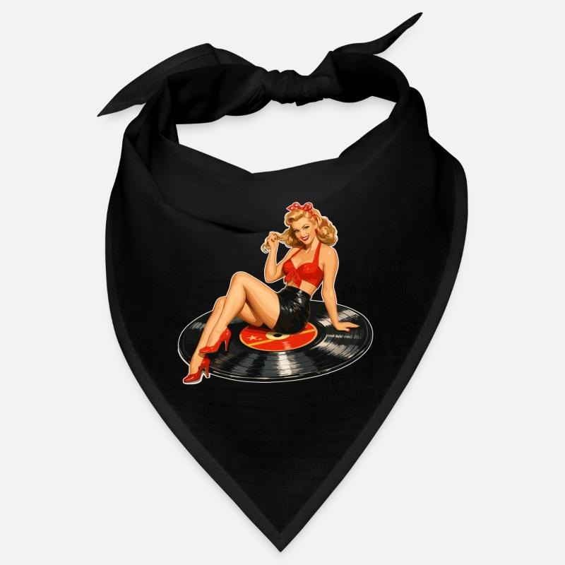 Pin-Up vintage sur vinyle : vinyle rétro Bandana