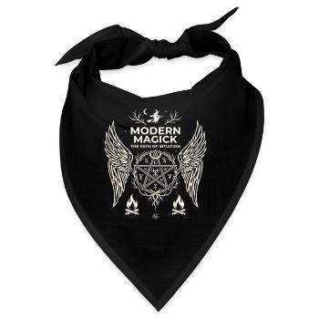 Modern Magick Pfad der Intuition - Bandana - Schwarz - Vorne