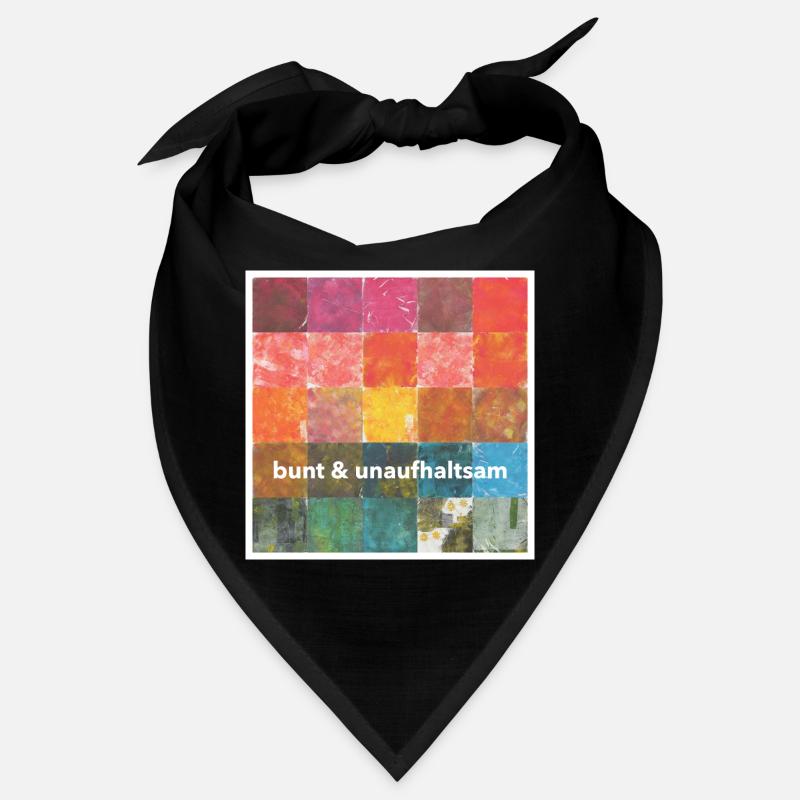 bunt & unaufhaltsam; positives Statement Bandana