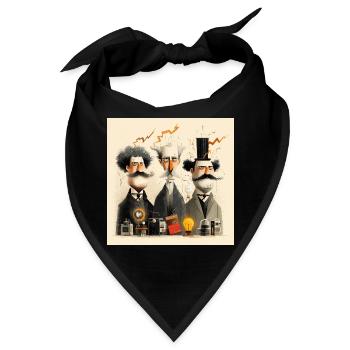 Zukunft erfinden - Bandana - Schwarz - Vorne
