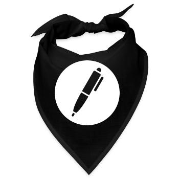 Stift, Kugelschreiber - Bandana - Schwarz - Vorne