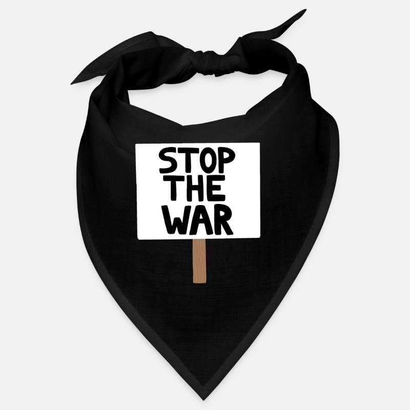 Panneau de protestation contre la guerre Bandana