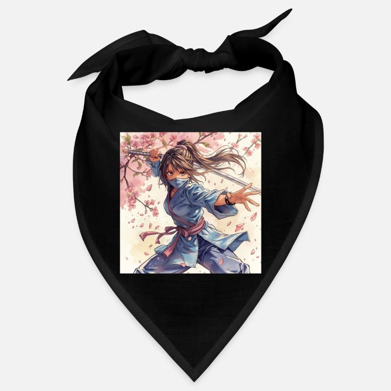 Blütenklinge Ninja im Kimono Bandana