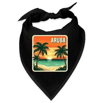 Aruba - Bandana - Schwarz - Vorne