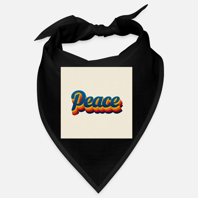 70er Peace Design Bandana