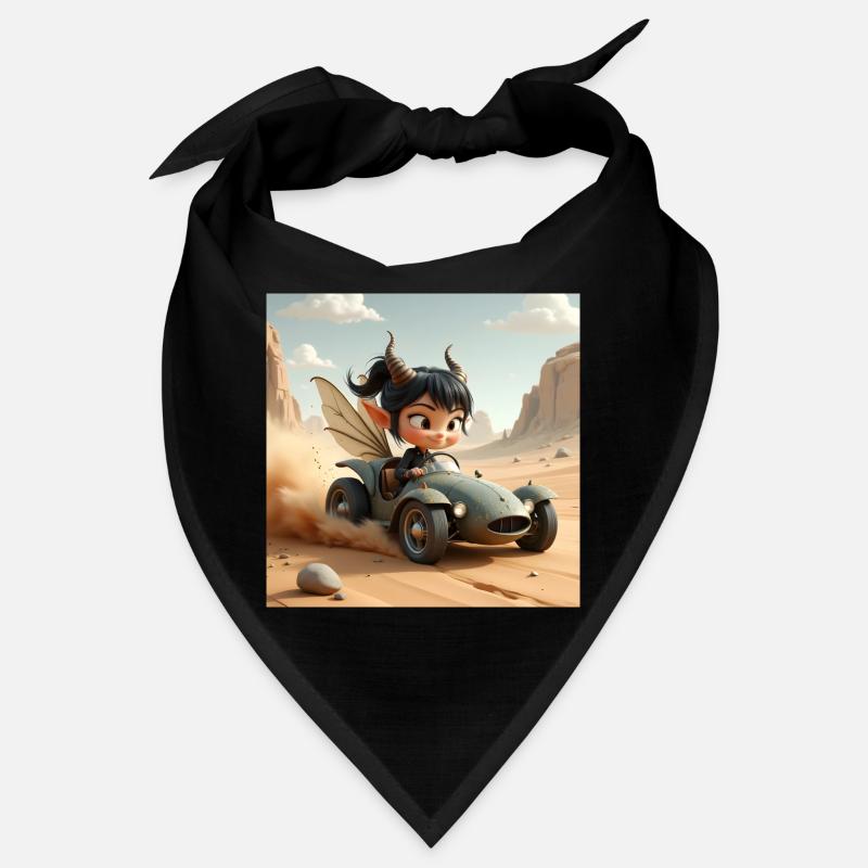 Aventurière Fée dans une voiture du désert Bandana