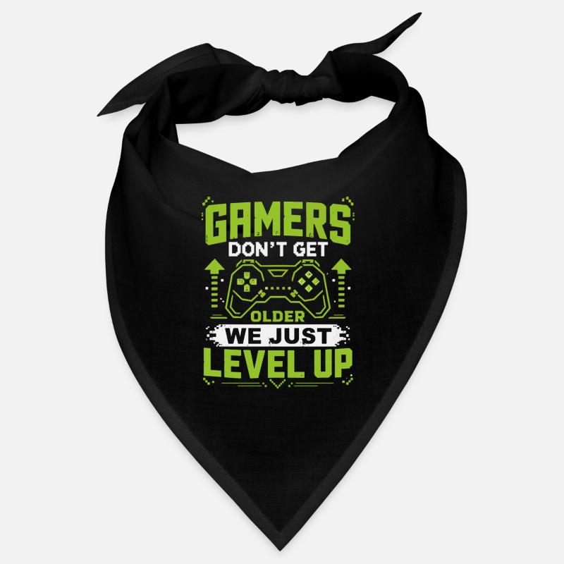 Gamer Saying Level Up Neon Bandana