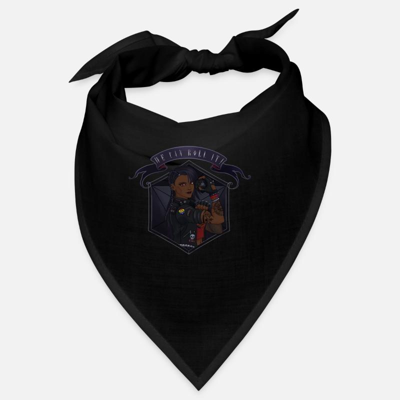 We can roll it! Black Bandana