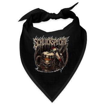 Schluckspecht - Bandana - Schwarz - Vorne
