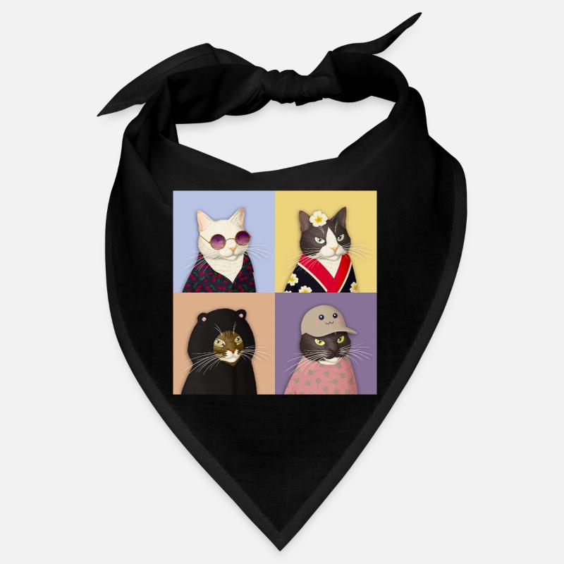 Cat Couture Quartet Bandana