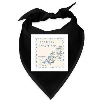 Costiera Amalfitana Küstenzauber - Bandana - Schwarz - Vorne