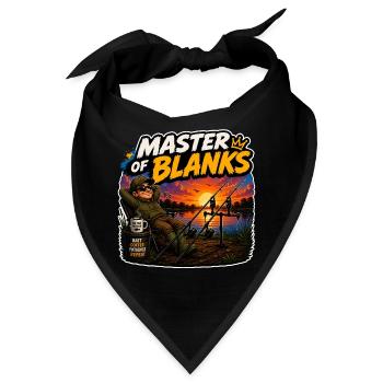 Karpfenfischer-Meister der Blanks - Bandana - Schwarz - Vorne